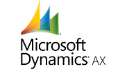Microsoft Dynamics AX} logo
