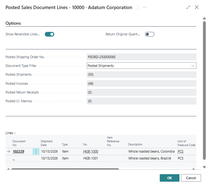 Valkonix Ship - Upravljajte povratima i ispisujte naljepnice za povrat izravno u Business Central