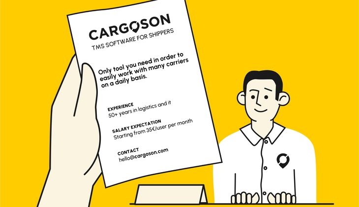 Convide a Cargoson para uma entrevista de emprego